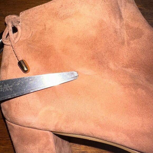 Stuart Weitzman Gradiner Block Heel Pointed Toe Suede Boots - Picture 11 of 13